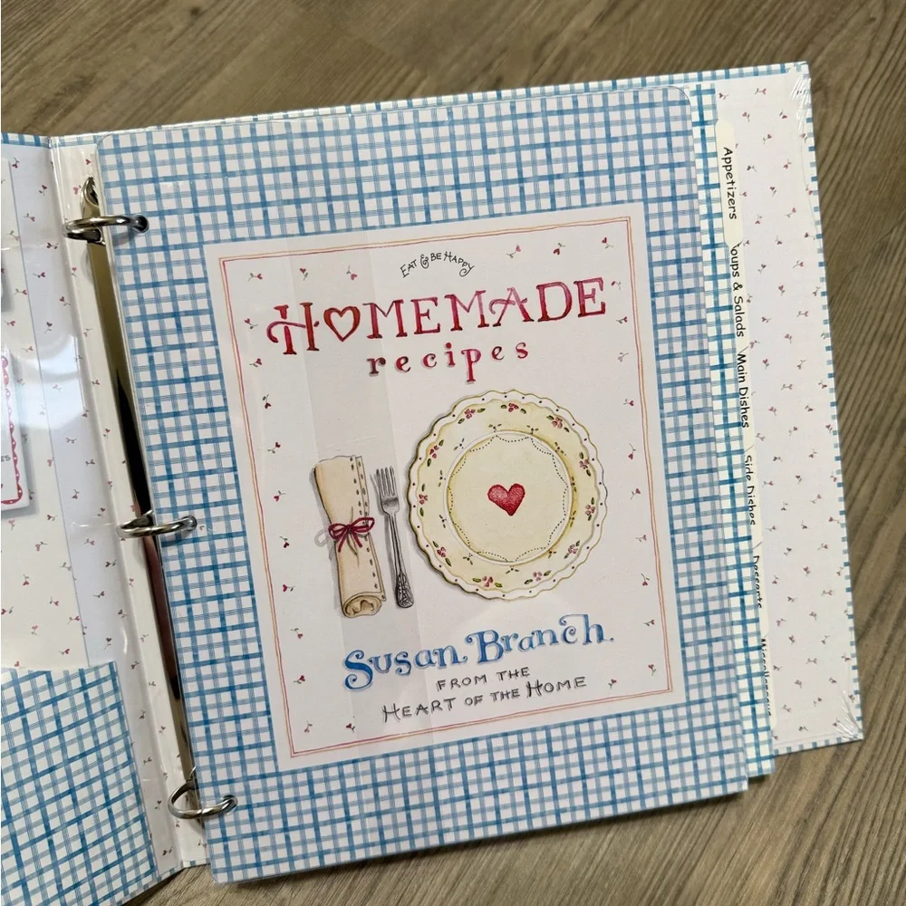 New Susan Branch Homemade Recipes Cookbook ‘From the Heart Of The Home’